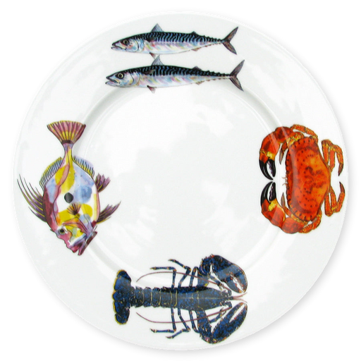 Richard Bramble Fish & Shellfish 26cm Plate