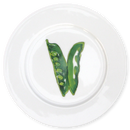Richard Bramble | Peas 19cm Flat Rimmed Plate