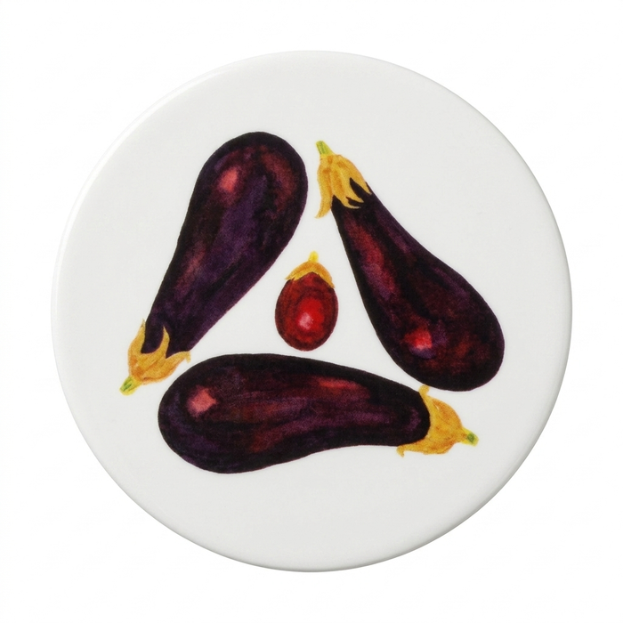 Kitchen Garden Coaster Set of 6 table setting