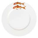 Red Mullet 26cm Flat Rimmed Plate