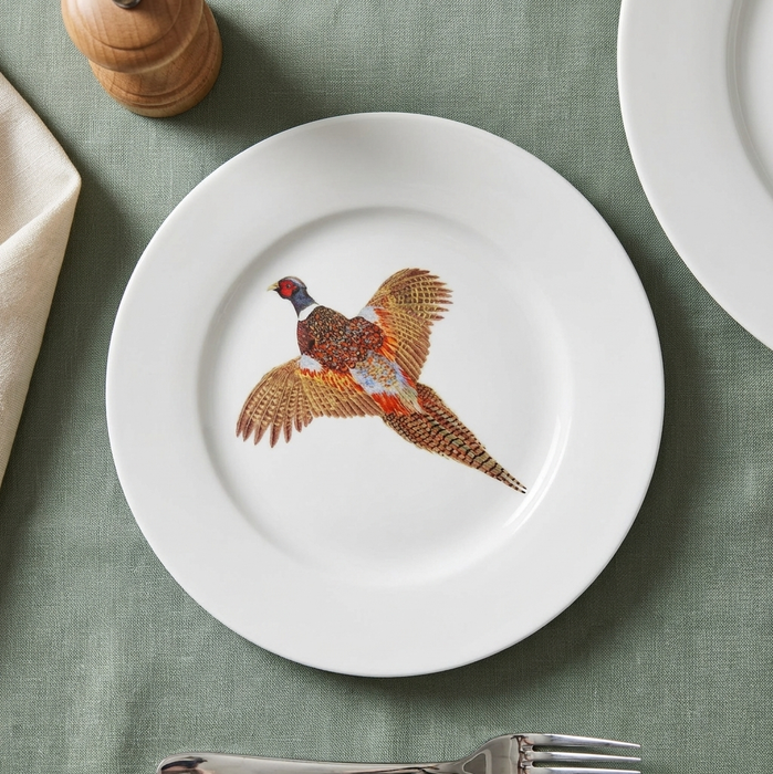 Richard Bramble Ring-necked Pheasant 19cm Plate lifestyle