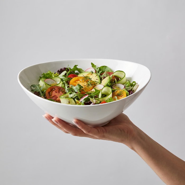 Asparagus 27cm Oval Bowl size & rim guide