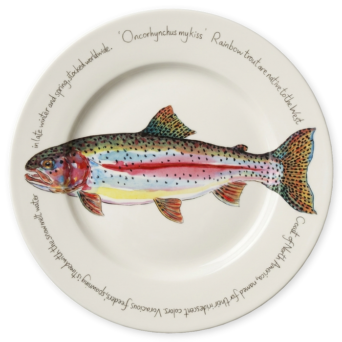 Rainbow Trout 30cm Plate