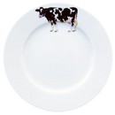 Holstein-Friesian Cow 26cm Flat Rimmed Plate