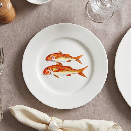 Richard Bramble Red Mullet 19cm Plate lifestyle
