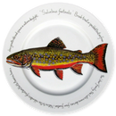 Brook Trout 30cm Deep Rimmed Plate