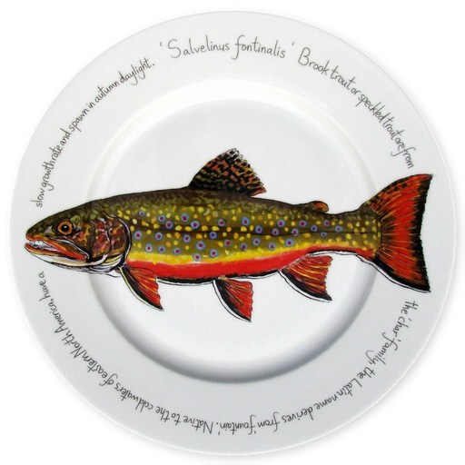 Brook Trout 30cm Plate