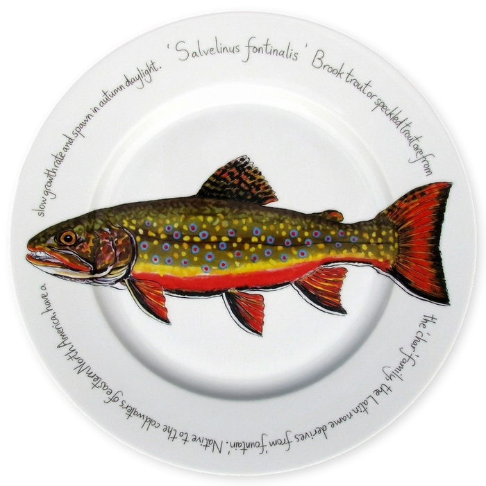 Brook Trout 30cm Plate