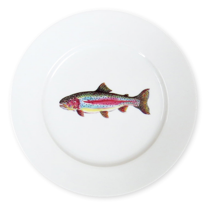 Richard Bramble Rainbow Trout 19cm Plate