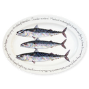 Mackerel 39cm (15.4") Oval Plate