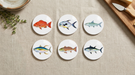 Saltwater Gamefish Coaster Set lifestyle