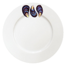 Mussels 26cm Flat Rimmed Plate