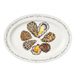Oysters 39cm oval plate