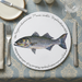 Striped bass tablemat