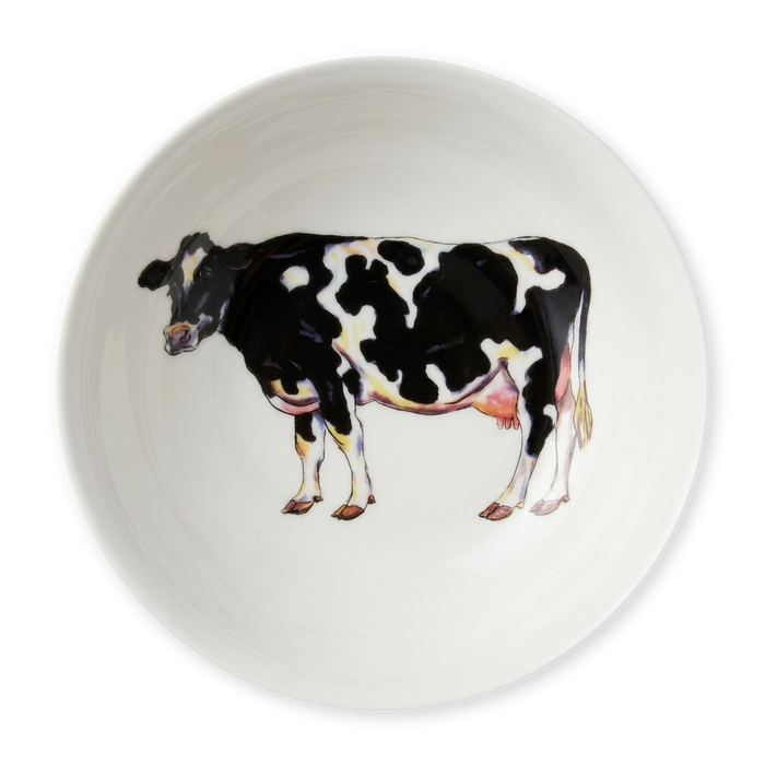 holstein friesian cow bowl