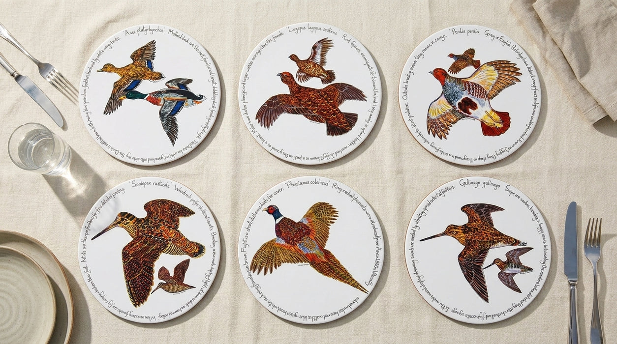 British Gamebirds Tablemat Set new
