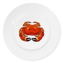 Crab 19cm Flat Rimmed Plate