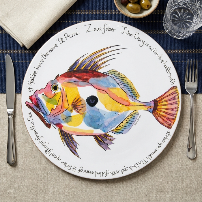 John Dory Tablemat styled on the table