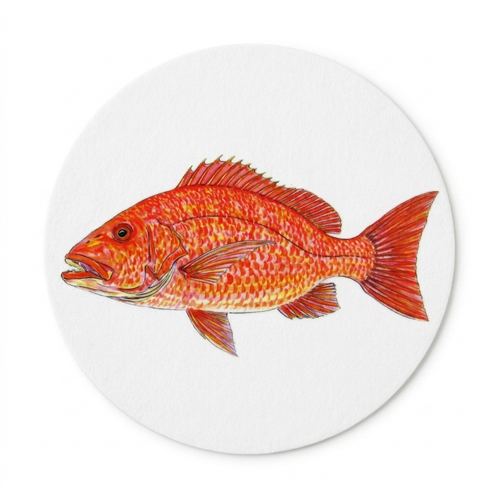 Saltwater Gamefish Coaster Set of 6