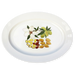 almonds oval plate