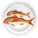 Red Mullet 30cm Deep Rimmed Plate