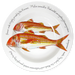 Red Mullet 30cm Plate