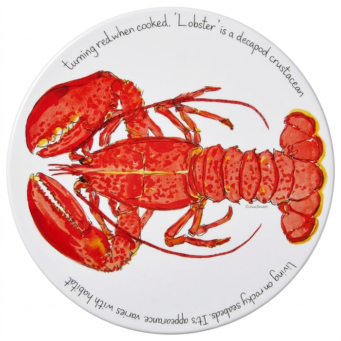 Crustacean Tablemat Set of 6 in use