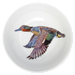 green winged teal bowl