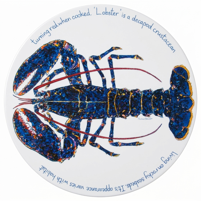 Crustacean Tablemat Set of 6 styled on the table