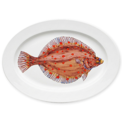 plaice oval plate