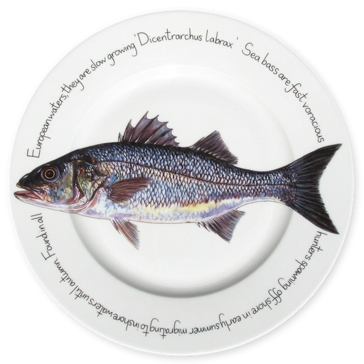 Sea Bass 30cm Plate