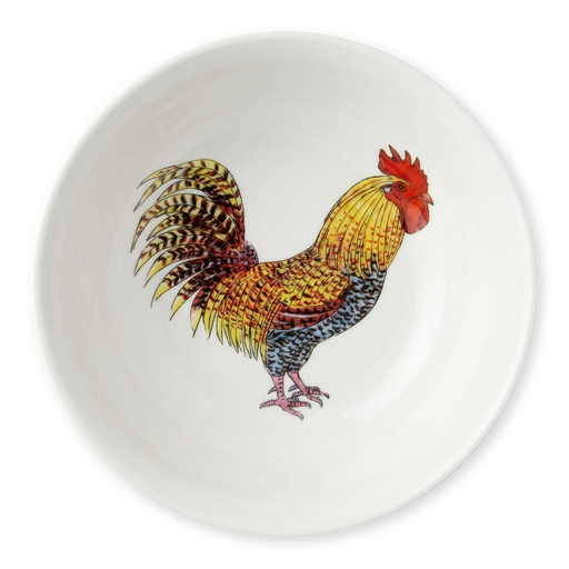 cockerel rooster bowl