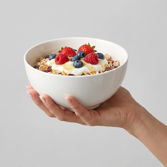 Large White Pig 16cm Bowl