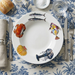 Fish and shellfish 30cm deep rimmed plate lifestyle