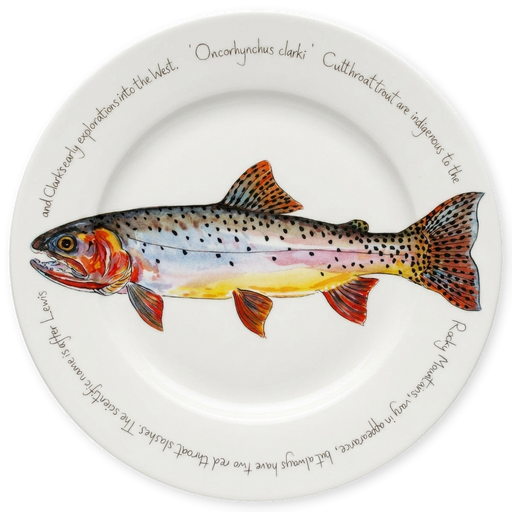 Cutthroat Trout 30cm Plate