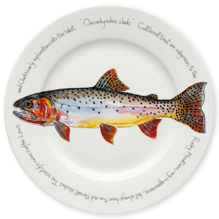 Cutthroat Trout 30cm Plate