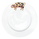 Gloucestershire Old Spot Pig 26cm Flat Rimmed Plate
