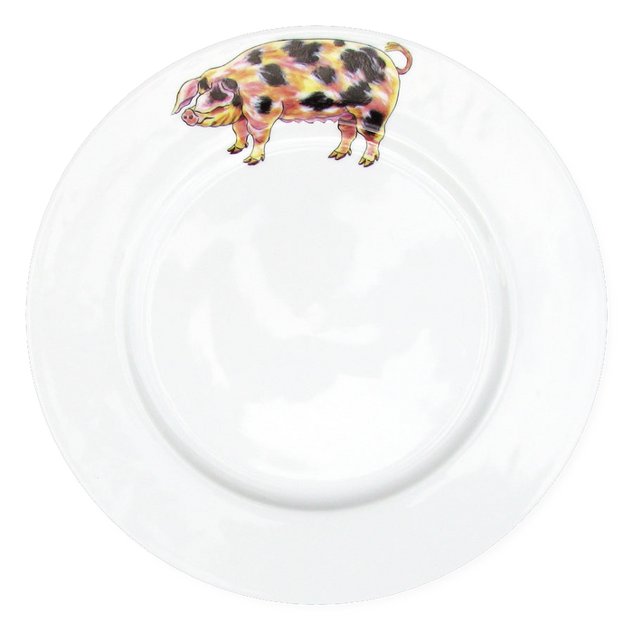 Richard Bramble Gloucestershire Old Spot Pig 26cm Plate
