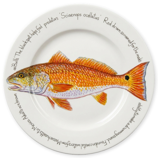 Red Drum 30cm Plate