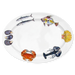 fish and shellfish oval plate