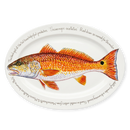 Red Drum 39cm (15.4") Oval Plate