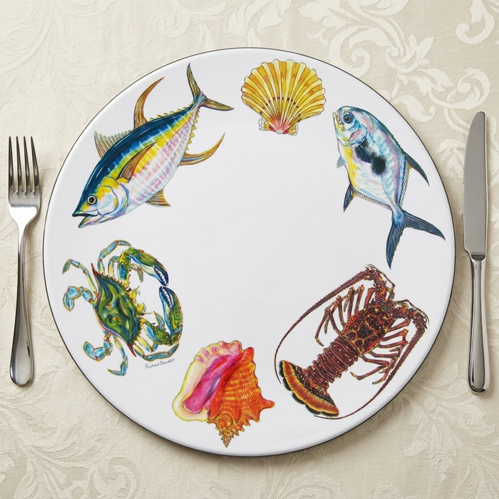 Fish & Shellfish US South Coast Tablemat styled on the table