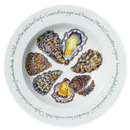 Oysters 30cm Deep Rimmed Plate