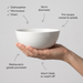 16cm bowl size diagram