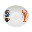 Langoustine & Mussels 18cm Oval Bowl