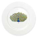 Peacock 19cm Flat Rimmed Plate