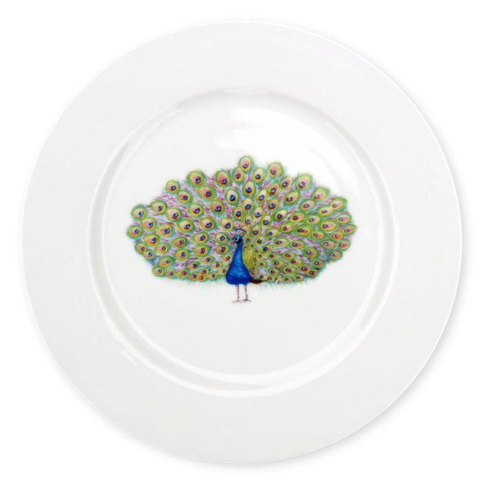 Richard Bramble Peacock 19cm Plate