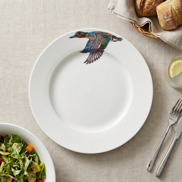 Richard Bramble Green-winged Teal 26cm Plate lifestyle