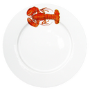 Red Lobster 26cm Flat Rimmed Plate