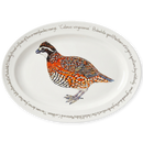 Bobwhite Quail 39cm (15.4") Oval Plate